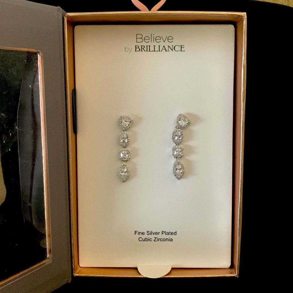 Fine silver plated earrings